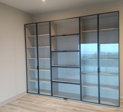 Bespoke fitted display case by Fusion Robes Belfast