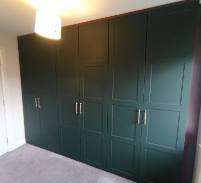 Green fitted wardrobe belfast