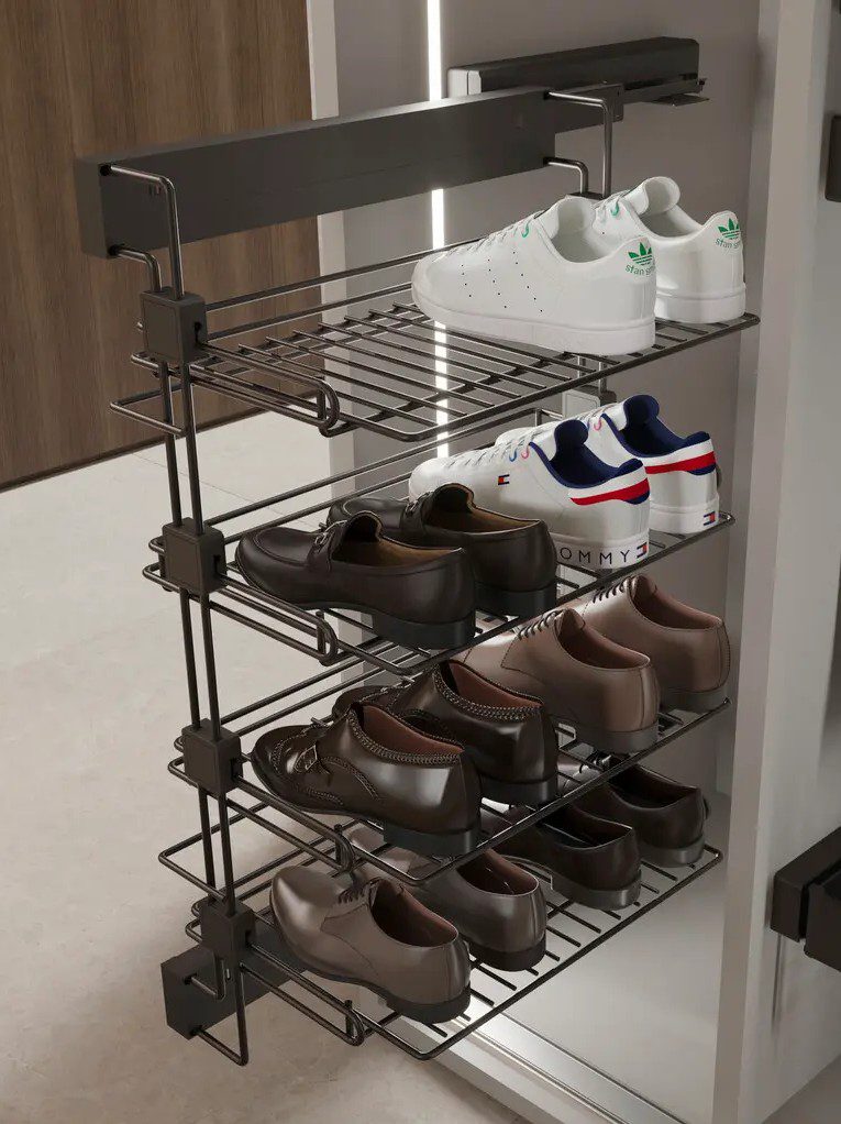 Easy access to all your shoes when you need them