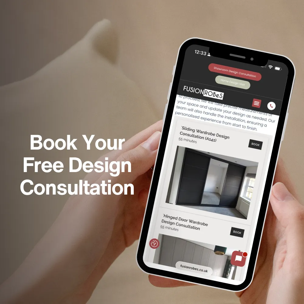 Booking your Design consultation moblie