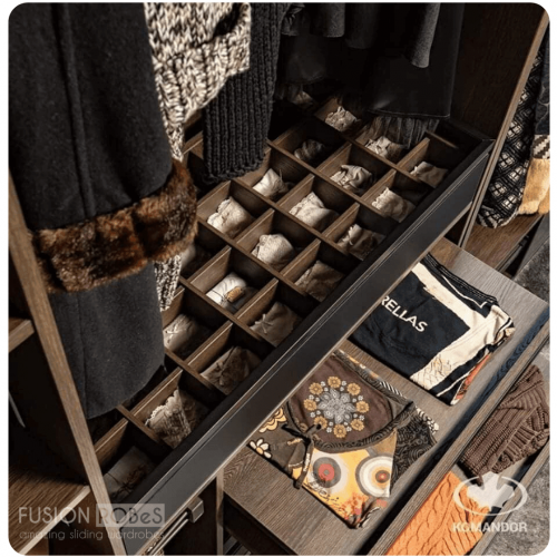 Bespoke wardrobe accessories Northern Ireland Fusion Robes Belfast