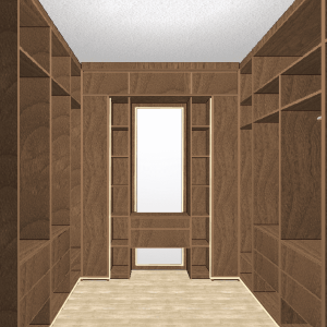 3D Design for Walk In Wardrobe Belfast