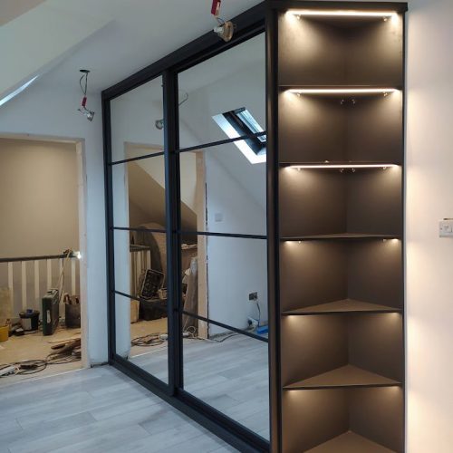 Mirrored sliding wardrobes by Fusion Robes