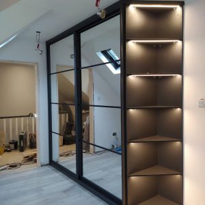 Mirrored sliding wardrobes by Fusion Robes