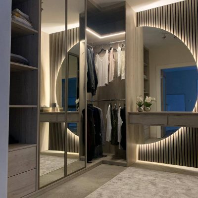 Bespoke walk-in wardrobe Belfast - Fusion Robes